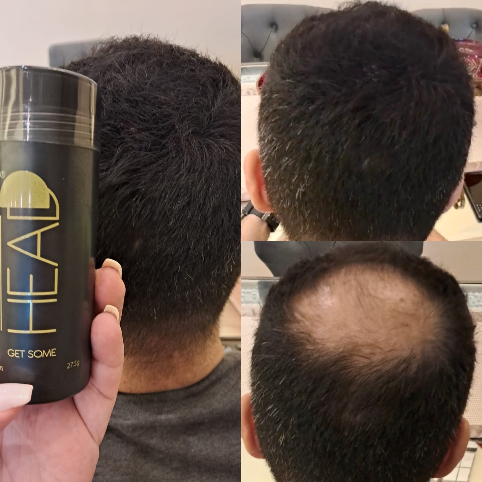 A spectacular Headd transformation (in black colour) for our customer. This was sent directly from them as a real testimonial.