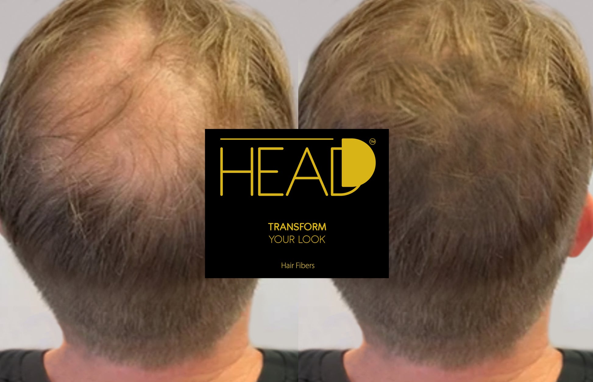 Headd product in blonde colour is used in this image.